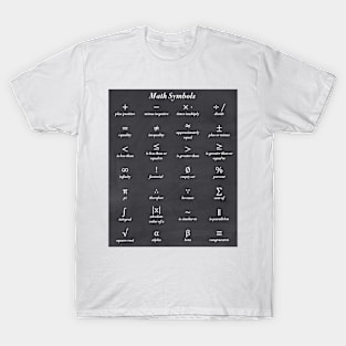 Math Symbols T-Shirt